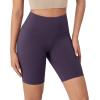imageODODOS ODCLOUD Lounge Yoga Shorts for Women 4quot  6quot  8quot 10quot High Waist Buttery Soft Biker ShortsDark Purple