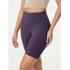 imageODODOS ODCLOUD Lounge Yoga Shorts for Women 4quot  6quot  8quot 10quot High Waist Buttery Soft Biker ShortsDark Purple