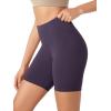 imageODODOS ODCLOUD Lounge Yoga Shorts for Women 4quot  6quot  8quot 10quot High Waist Buttery Soft Biker ShortsDark Purple
