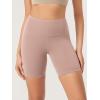 imageODODOS ODCLOUD Lounge Yoga Shorts for Women 4quot  6quot  8quot 10quot High Waist Buttery Soft Biker ShortsDusty Pink