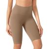 imageODODOS ODCLOUD Lounge Yoga Shorts for Women 4quot  6quot  8quot 10quot High Waist Buttery Soft Biker ShortsLight Brown