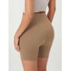 imageODODOS ODCLOUD Lounge Yoga Shorts for Women 4quot  6quot  8quot 10quot High Waist Buttery Soft Biker ShortsLight Brown
