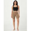 imageODODOS ODCLOUD Lounge Yoga Shorts for Women 4quot  6quot  8quot 10quot High Waist Buttery Soft Biker ShortsLight Brown