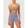 imageODODOS ODCLOUD Lounge Yoga Shorts for Women 4quot  6quot  8quot 10quot High Waist Buttery Soft Biker ShortsLilac Smoke