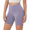 imageODODOS ODCLOUD Lounge Yoga Shorts for Women 4quot  6quot  8quot 10quot High Waist Buttery Soft Biker ShortsLilac Smoke
