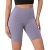 imageODODOS ODCLOUD Lounge Yoga Shorts for Women 4quot  6quot  8quot 10quot High Waist Buttery Soft Biker ShortsLilac Smoke