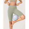 imageODODOS ODCLOUD Lounge Yoga Shorts for Women 4quot  6quot  8quot 10quot High Waist Buttery Soft Biker ShortsLime Stone