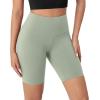 imageODODOS ODCLOUD Lounge Yoga Shorts for Women 4quot  6quot  8quot 10quot High Waist Buttery Soft Biker ShortsLime Stone