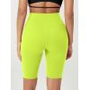 imageODODOS ODCLOUD Lounge Yoga Shorts for Women 4quot  6quot  8quot 10quot High Waist Buttery Soft Biker ShortsNeon Green Yellow