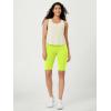 imageODODOS ODCLOUD Lounge Yoga Shorts for Women 4quot  6quot  8quot 10quot High Waist Buttery Soft Biker ShortsNeon Green Yellow