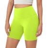 imageODODOS ODCLOUD Lounge Yoga Shorts for Women 4quot  6quot  8quot 10quot High Waist Buttery Soft Biker ShortsNeon Green Yellow