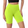 imageODODOS ODCLOUD Lounge Yoga Shorts for Women 4quot  6quot  8quot 10quot High Waist Buttery Soft Biker ShortsNeon Green Yellow