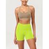 imageODODOS ODCLOUD Lounge Yoga Shorts for Women 4quot  6quot  8quot 10quot High Waist Buttery Soft Biker ShortsNeon Green Yellow