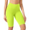 imageODODOS ODCLOUD Lounge Yoga Shorts for Women 4quot  6quot  8quot 10quot High Waist Buttery Soft Biker ShortsNeon Green Yellow
