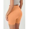 imageODODOS ODCLOUD Lounge Yoga Shorts for Women 4quot  6quot  8quot 10quot High Waist Buttery Soft Biker ShortsNeon Orange