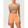 imageODODOS ODCLOUD Lounge Yoga Shorts for Women 4quot  6quot  8quot 10quot High Waist Buttery Soft Biker ShortsNeon Orange