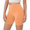 imageODODOS ODCLOUD Lounge Yoga Shorts for Women 4quot  6quot  8quot 10quot High Waist Buttery Soft Biker ShortsNeon Orange