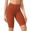 imageODODOS ODCLOUD Lounge Yoga Shorts for Women 4quot  6quot  8quot 10quot High Waist Buttery Soft Biker ShortsOrange Rust