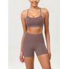 imageODODOS ODCLOUD Lounge Yoga Shorts for Women 4quot  6quot  8quot 10quot High Waist Buttery Soft Biker ShortsPurple Taupe
