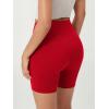 imageODODOS ODCLOUD Lounge Yoga Shorts for Women 4quot  6quot  8quot 10quot High Waist Buttery Soft Biker ShortsRed