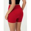 imageODODOS ODCLOUD Lounge Yoga Shorts for Women 4quot  6quot  8quot 10quot High Waist Buttery Soft Biker ShortsRed