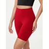 imageODODOS ODCLOUD Lounge Yoga Shorts for Women 4quot  6quot  8quot 10quot High Waist Buttery Soft Biker ShortsRed
