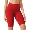 imageODODOS ODCLOUD Lounge Yoga Shorts for Women 4quot  6quot  8quot 10quot High Waist Buttery Soft Biker ShortsRed