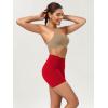 imageODODOS ODCLOUD Lounge Yoga Shorts for Women 4quot  6quot  8quot 10quot High Waist Buttery Soft Biker ShortsRed