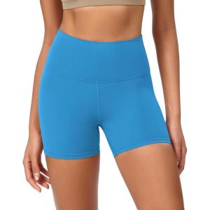 imageODODOS ODCLOUD Lounge Yoga Shorts for Women 4quot  6quot  8quot 10quot High Waist Buttery Soft Biker ShortsAzure