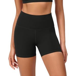 imageODODOS ODCLOUD Lounge Yoga Shorts for Women 4quot  6quot  8quot 10quot High Waist Buttery Soft Biker ShortsBlack