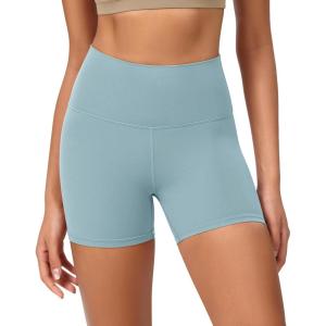imageODODOS ODCLOUD Lounge Yoga Shorts for Women 4quot  6quot  8quot 10quot High Waist Buttery Soft Biker ShortsChambray