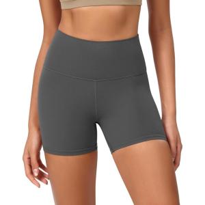 imageODODOS ODCLOUD Lounge Yoga Shorts for Women 4quot  6quot  8quot 10quot High Waist Buttery Soft Biker ShortsCharcoal