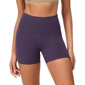 imageODODOS ODCLOUD Lounge Yoga Shorts for Women 4quot  6quot  8quot 10quot High Waist Buttery Soft Biker ShortsDark Purple