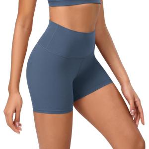 imageODODOS ODCLOUD Lounge Yoga Shorts for Women 4quot  6quot  8quot 10quot High Waist Buttery Soft Biker ShortsInk Blue