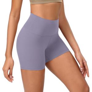 imageODODOS ODCLOUD Lounge Yoga Shorts for Women 4quot  6quot  8quot 10quot High Waist Buttery Soft Biker ShortsLilac Smoke