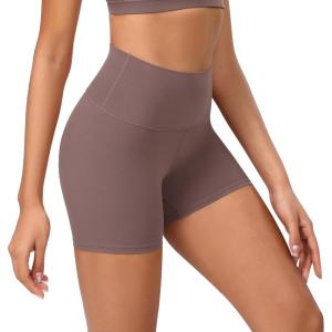 imageODODOS ODCLOUD Lounge Yoga Shorts for Women 4quot  6quot  8quot 10quot High Waist Buttery Soft Biker ShortsPurple Taupe