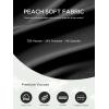 imageODODOS Womens PeachSoft Relaxed Fit Cropped TShirt Short Sleeve Crew Neck Casual Lounge TopBlack