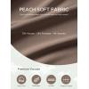 imageODODOS Womens PeachSoft Relaxed Fit Cropped TShirt Short Sleeve Crew Neck Casual Lounge TopTea Brown