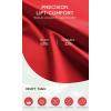 imageODODOS Womens Drawstring Tie Daily Capri Leggings 19quot Inseam High Waist Workout Cropped Yoga PantsRed