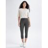 imageODODOS Womens Drawstring Tie Daily Capri Leggings with Pockets 19quot Inseam High Waist Workout Cropped Yoga PantsCharcoal