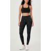 imageODODOS Womens High Waisted Yoga Leggings with Pockets Tummy Control Non See Through Workout Athletic Running Yoga PantsTie Dye Smoke Ink