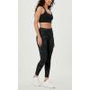 imageODODOS Womens High Waisted Yoga Leggings with Pockets Tummy Control Non See Through Workout Athletic Running Yoga PantsTie Dye Smoke Ink
