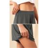 imageODODOS 2Pack Modal Soft Lounge Shorts for Women High Waist Casual Sleepwear Cozy Pajama Bottom5quot InseamBlackcharcoalwashed