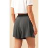 imageODODOS 2Pack Modal Soft Lounge Shorts for Women High Waist Casual Sleepwear Cozy Pajama Bottom5quot InseamBlackcharcoalwashed