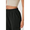 imageODODOS Cargo Jogger Pants for Women Cotton Soft Mid Waist Track Cuff Lounge Sweatpant with PocketsBlack