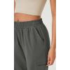 imageODODOS Cargo Jogger Pants for Women Cotton Soft Mid Waist Track Cuff Lounge Sweatpant with PocketsCharcoal