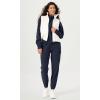 imageODODOS Cargo Jogger Pants for Women Cotton Soft Mid Waist Track Cuff Lounge Sweatpant with PocketsDeep Navy