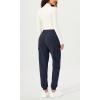 imageODODOS Cargo Jogger Pants for Women Cotton Soft Mid Waist Track Cuff Lounge Sweatpant with PocketsDeep Navy