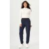 imageODODOS Cargo Jogger Pants for Women Cotton Soft Mid Waist Track Cuff Lounge Sweatpant with PocketsDeep Navy