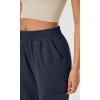 imageODODOS Cargo Jogger Pants for Women Cotton Soft Mid Waist Track Cuff Lounge Sweatpant with PocketsDeep Navy